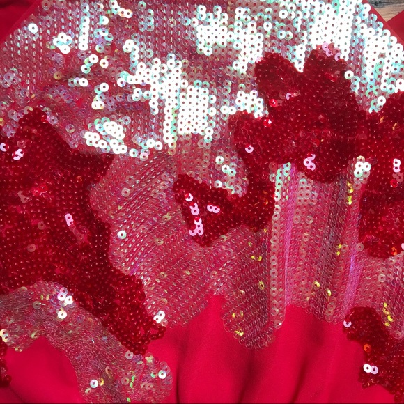 Chelsea & Violet Red Sequin Sheath Dress, GUC, S - Picture 13 of 14